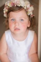Blush Pink Artificial Bridal Bouquet UK | Dusty Pink & Ivory Faux Rose Wedding Flowers – Ebony Collection