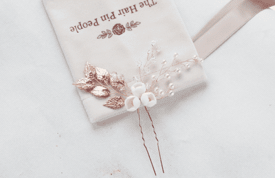 Eleanor Rose Copper Hair Pin