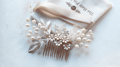 Ella Rose Gold Bridal Hair Comb