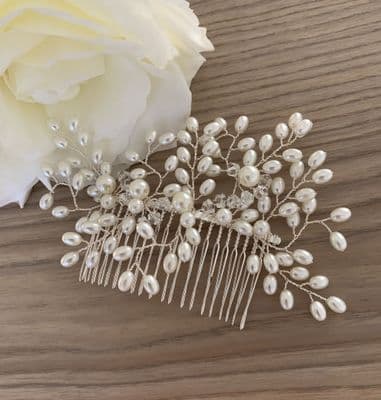 Evie Pearl Bridal Hair Comb