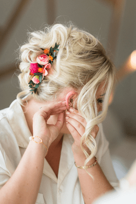 Hair accessories silk flowers deals
