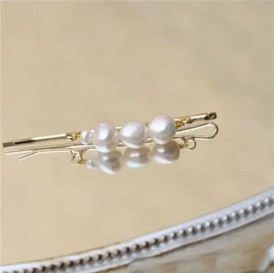 Ivory Pearl Hair Slide