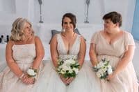 White & Ivory Artificial Wedding Bouquet | Real Touch Silk Bridal Flowers UK