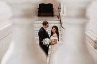 White & Ivory Artificial Wedding Bouquet | Real Touch Silk Bridal Flowers UK