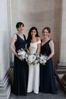 White & Ivory Artificial Wedding Bouquet | Real Touch Silk Bridal Flowers UK