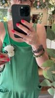 Katelyn White Rose Artificial Bridal Bouquet – Eucalyptus & Faux White Wedding Flowers