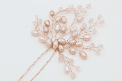 Lilac Pearl Hair Pin
