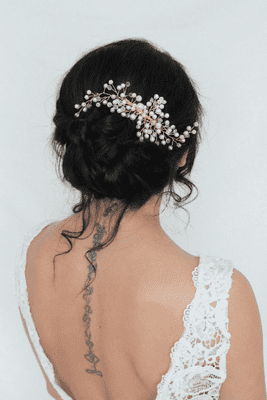 Lula Rose Gold Ivory Pearl Hair Vine