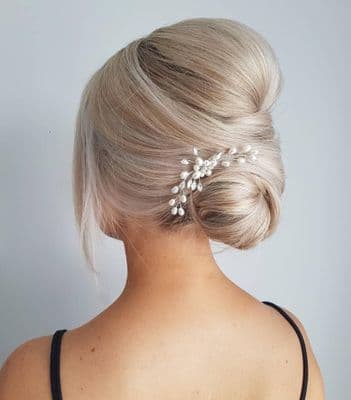 Lulu Rose Gold Pearl Hair Pin