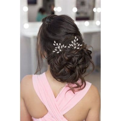 Nadia Aqua Blue Hair Pin Set