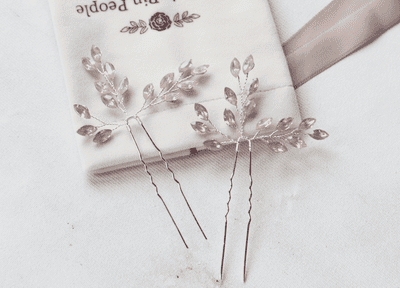 Nadia Blush Pink Hair Pin Set