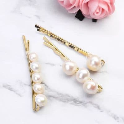 Pearl Hair Slide Set