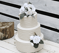 White Winter Artificial Wedding Bouquet – Real Touch White Bridal Flowers
