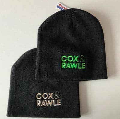 Cox and Rawle Black Beanie Hat