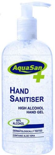 Aquasan Hand Sanitiser Alcohol Gel 500ml br