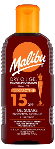 Dry Oil Gel SPF15 with Carotene