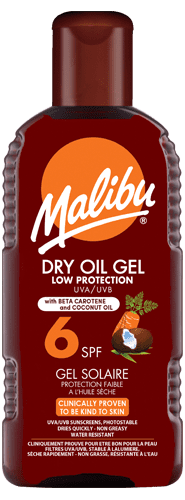 Dry Oil Gel SPF6 with Carotene & Coconut Oil