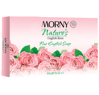 Morny English Rose Fine Soap 100g x3