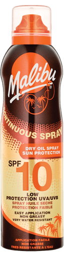 SPF10 Dry Oil Aerosol Spray