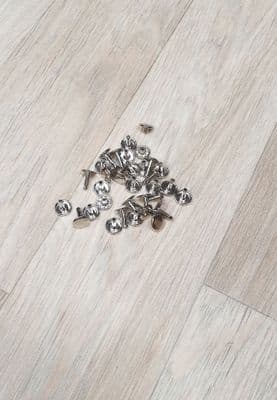 12mm Nickel Plated Double Capped Rivets