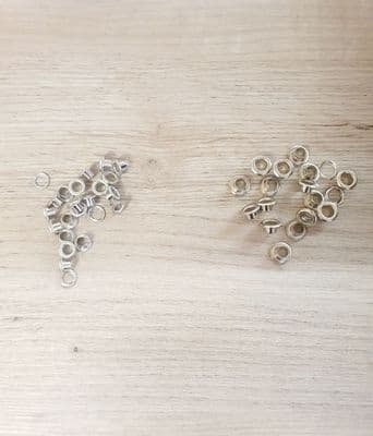 2 Piece Nickel Plated Eyelets