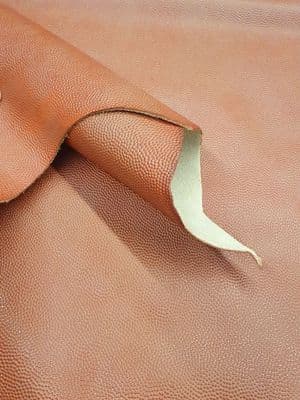 Brick Red Patterned Leather