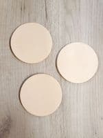 Vegetable Tanned Circular Coaster