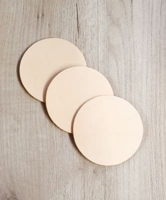 Vegetable Tanned Circular Coaster