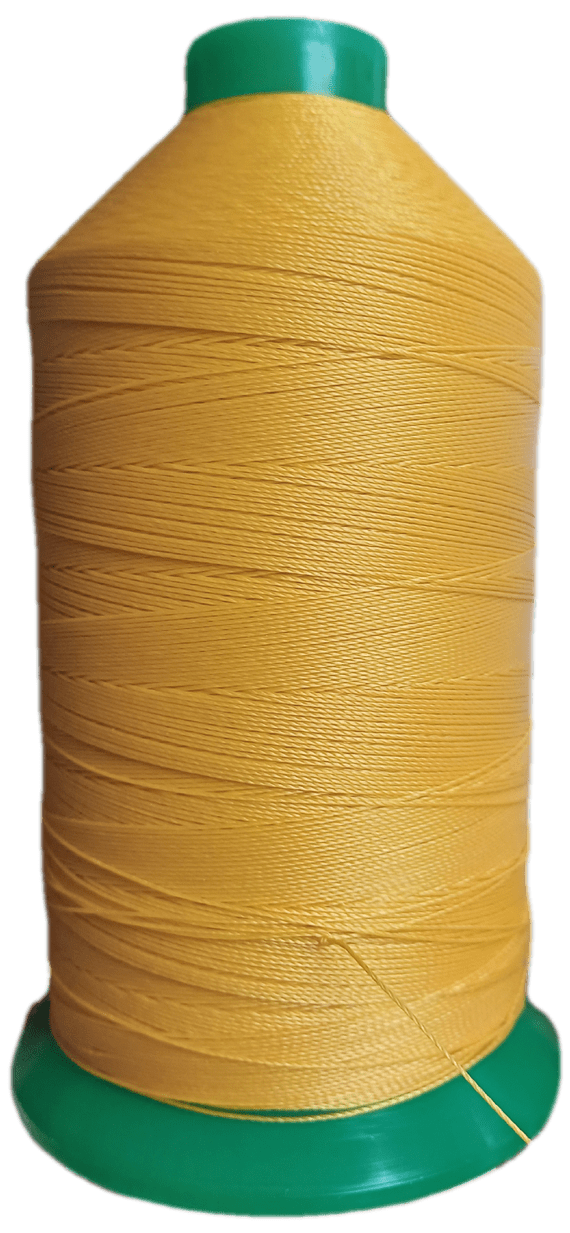 Venus Lustre Twist Bonded Nylon Thread in Yellow 20s (1500 metres)