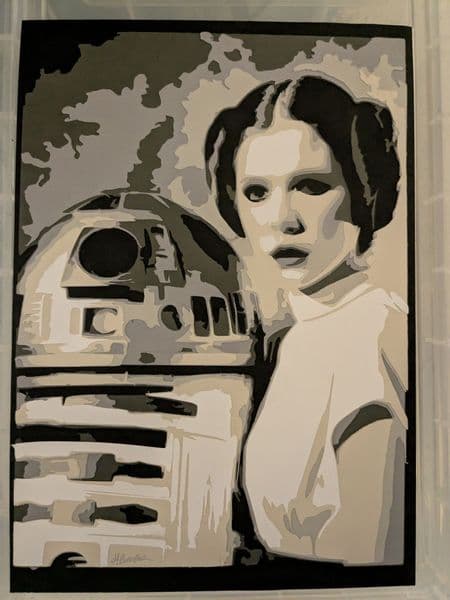 C3P0 AND LEIA