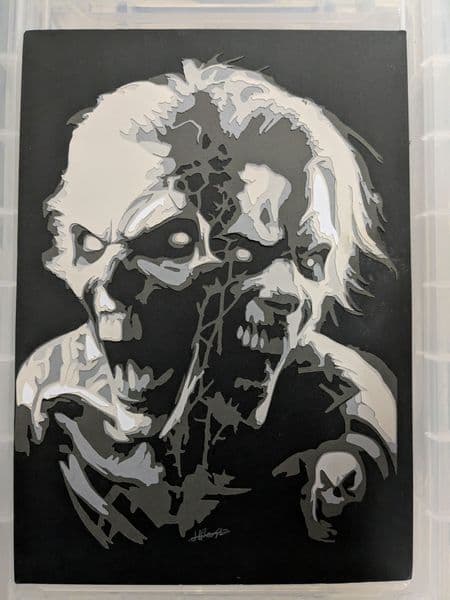 Two faced zombie