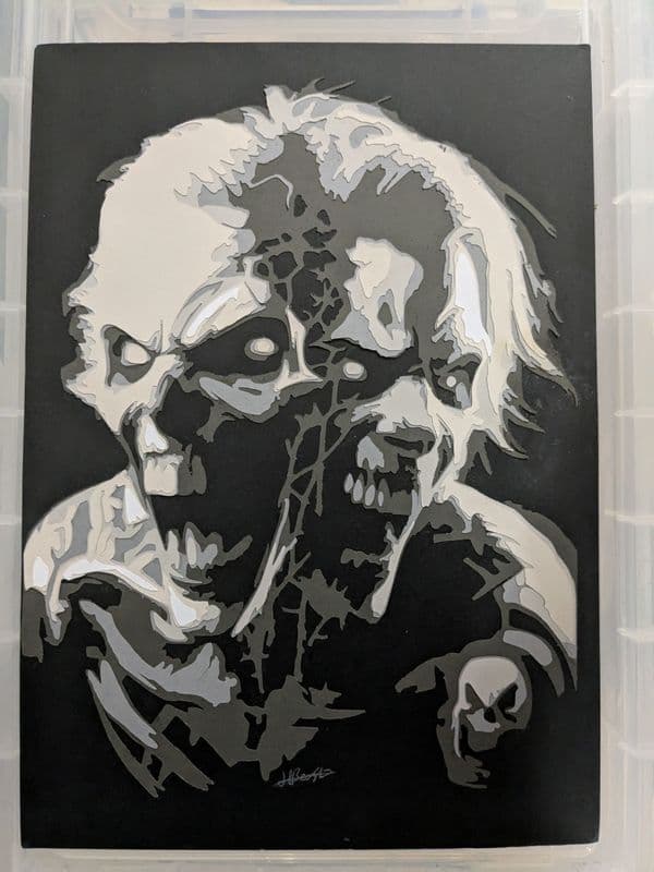 Two faced zombie