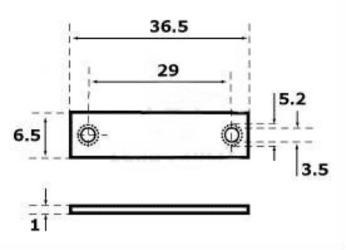 Abloy 434980 Strike Plate