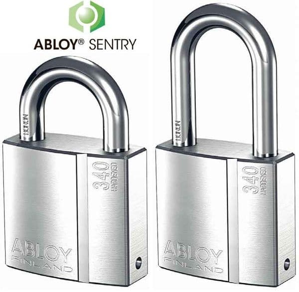 Abloy PL340 Padlocks £106.40 c/w 2 keys - In stock