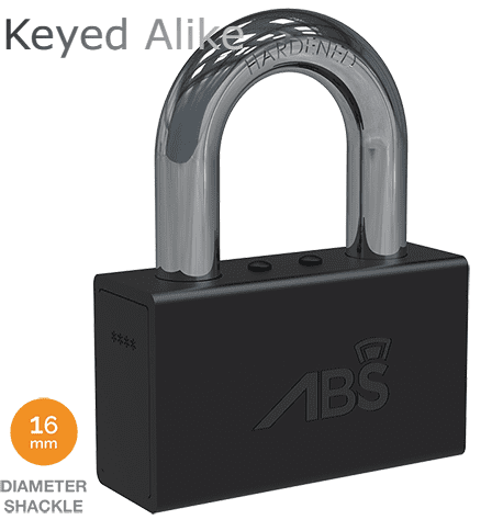ABS C16 Master Series Padlocks - Keyed Alike