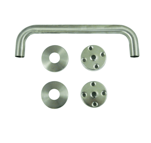 Asec  Stainless Steel Pull Handles on Roses