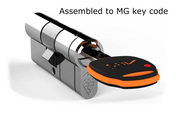 ABS MG Double Cylinders - Assembled To Your Own Key Code