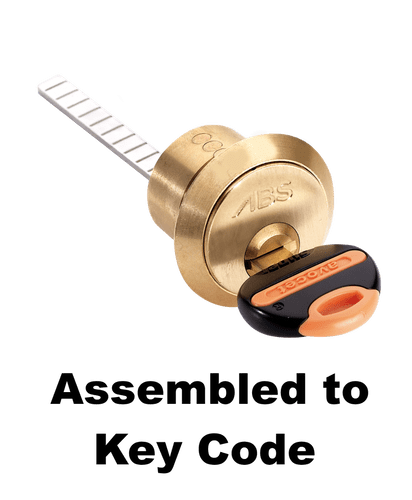 Avocet ABS Ultimate Rim Cylinder - Assembled To W Key Code