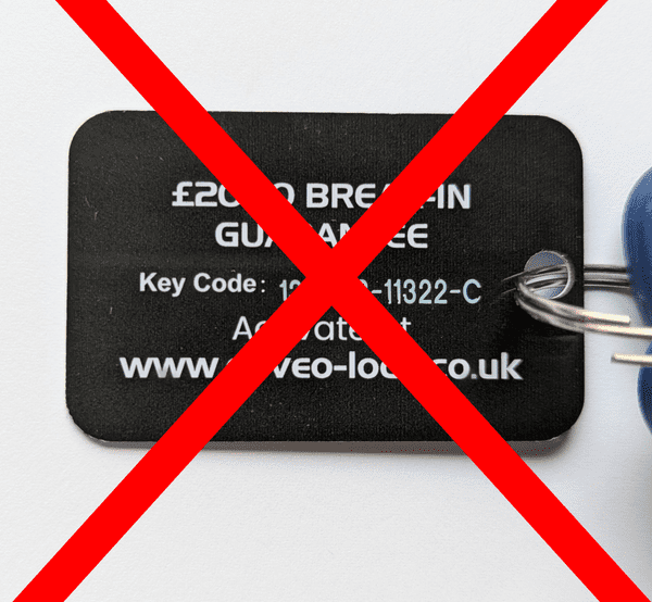 Caveo Genuine Keys Lost Code £5.40 - Next Day Delivery