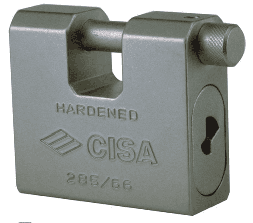 Cisa 28550-66 Sliding Shackle Steel Padlock