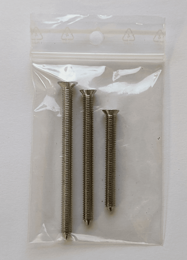 Euro Cylinder Fixing Bolts (Assorted Lengths) only £1.50