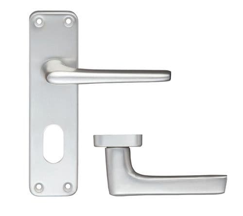 Hoppe 1107/267-0Z Oval Cylinder Lever Handles