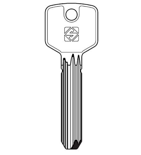 Key blanks to suit Brisant Ultion A coded keys