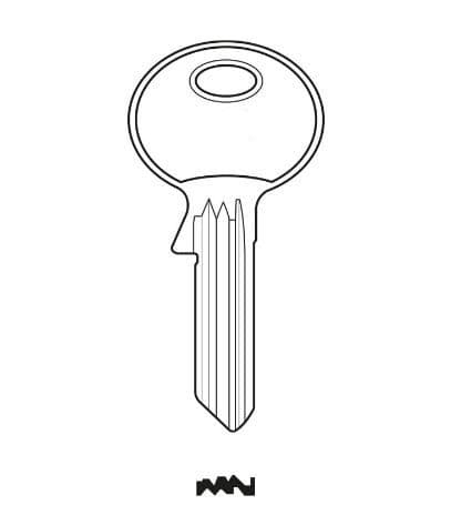 Silca ULT2 Key blanks to suite Ultion C code prefix  locks - only £2.20