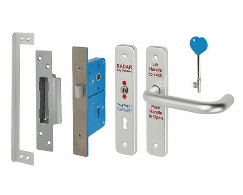 N&C Genuine Phlexicare RADAR Toilet Lock