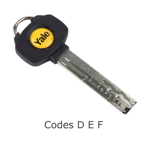 Yale Platinum D-E-F Keys - Genuine