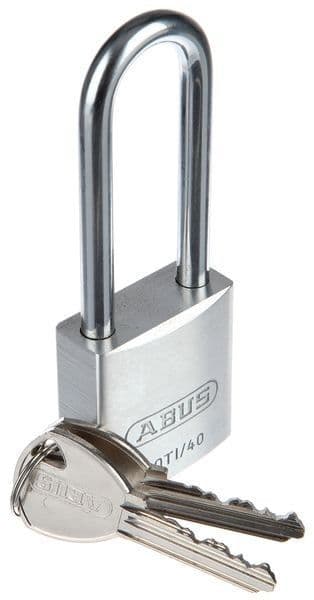 ABUS Cadenas Titalium 64TI/40HB63 à anse haute - Cadenas pour cave à