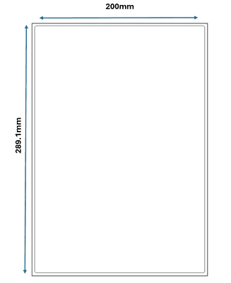 1 label per sheet - 1 across / 1 down A4 Labels