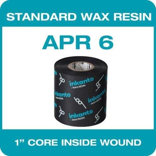 APR6 40mm x 300m T42518IO Wax Resin inkanto by ARMOR APR 6 Ribbon