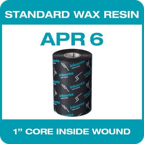 APR6 60mm x 300m T42517IO Wax Resin inkanto by ARMOR APR 6 Ribbon